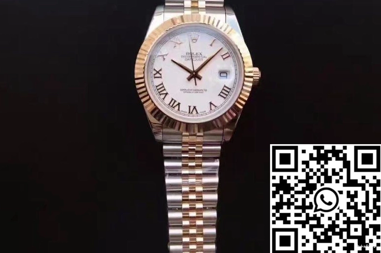 Rolex White Dial Datejust 126333-006 41mm Rhodium 0318